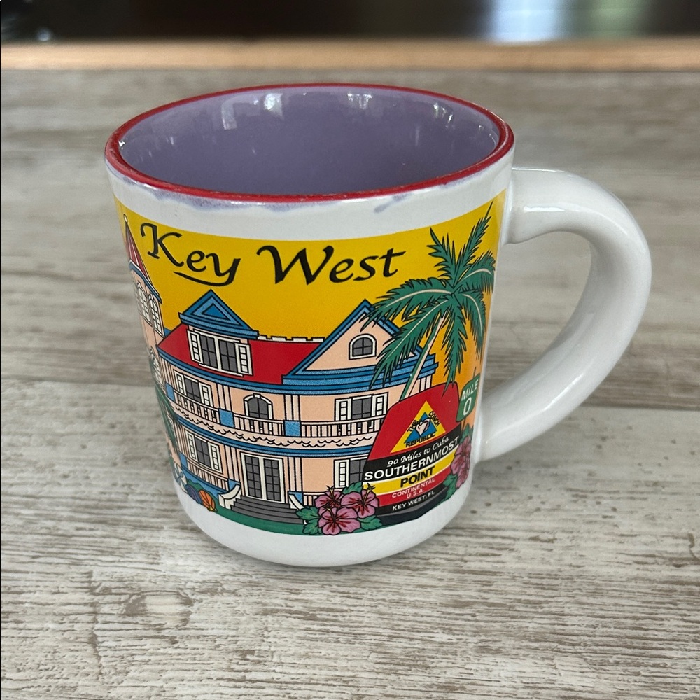 Key West Floridian Mug with Palm trees and Floridian lifestyle